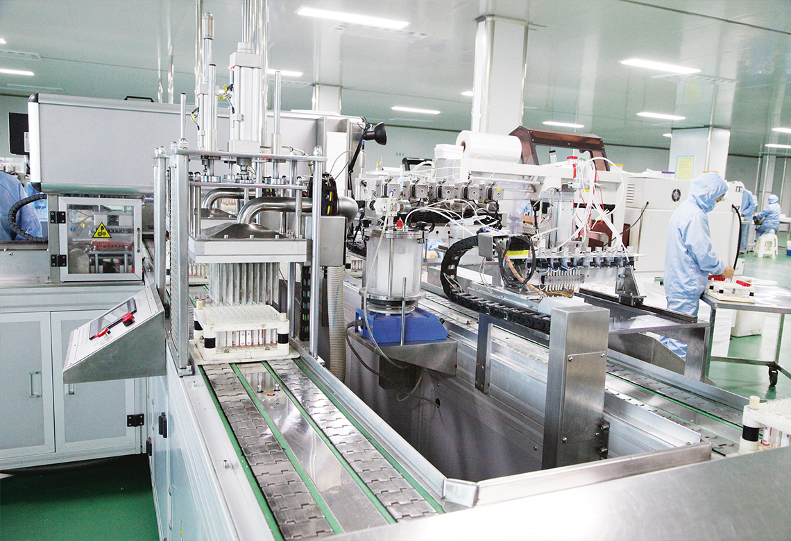 Production of disposable vacuum blood collection tubes