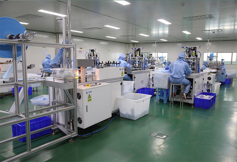 Medical surgical mask production line