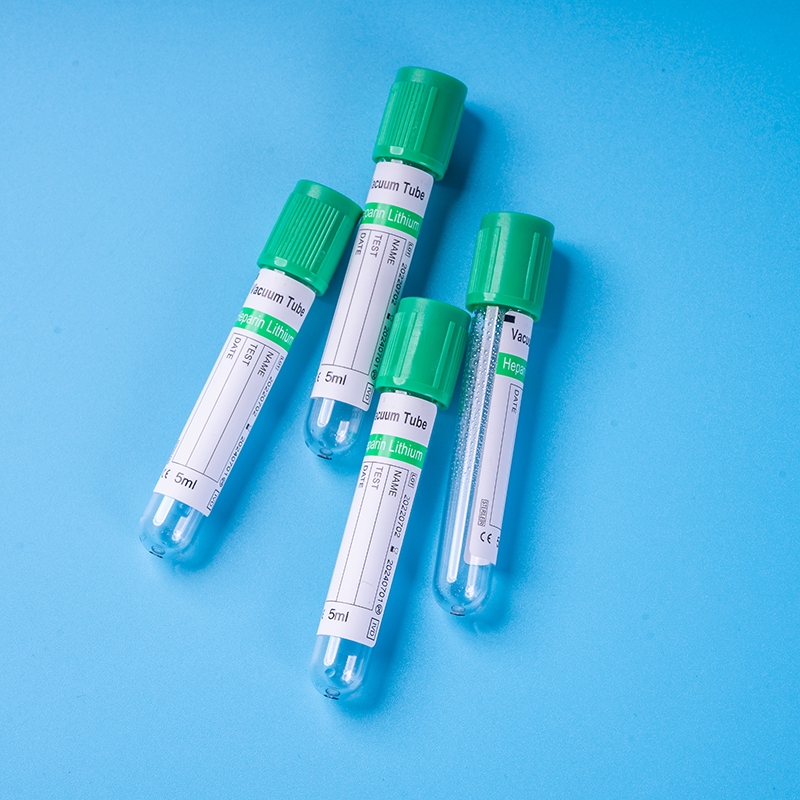 Disposable Vacuum Blood Collection Tube  Heparin Lithium